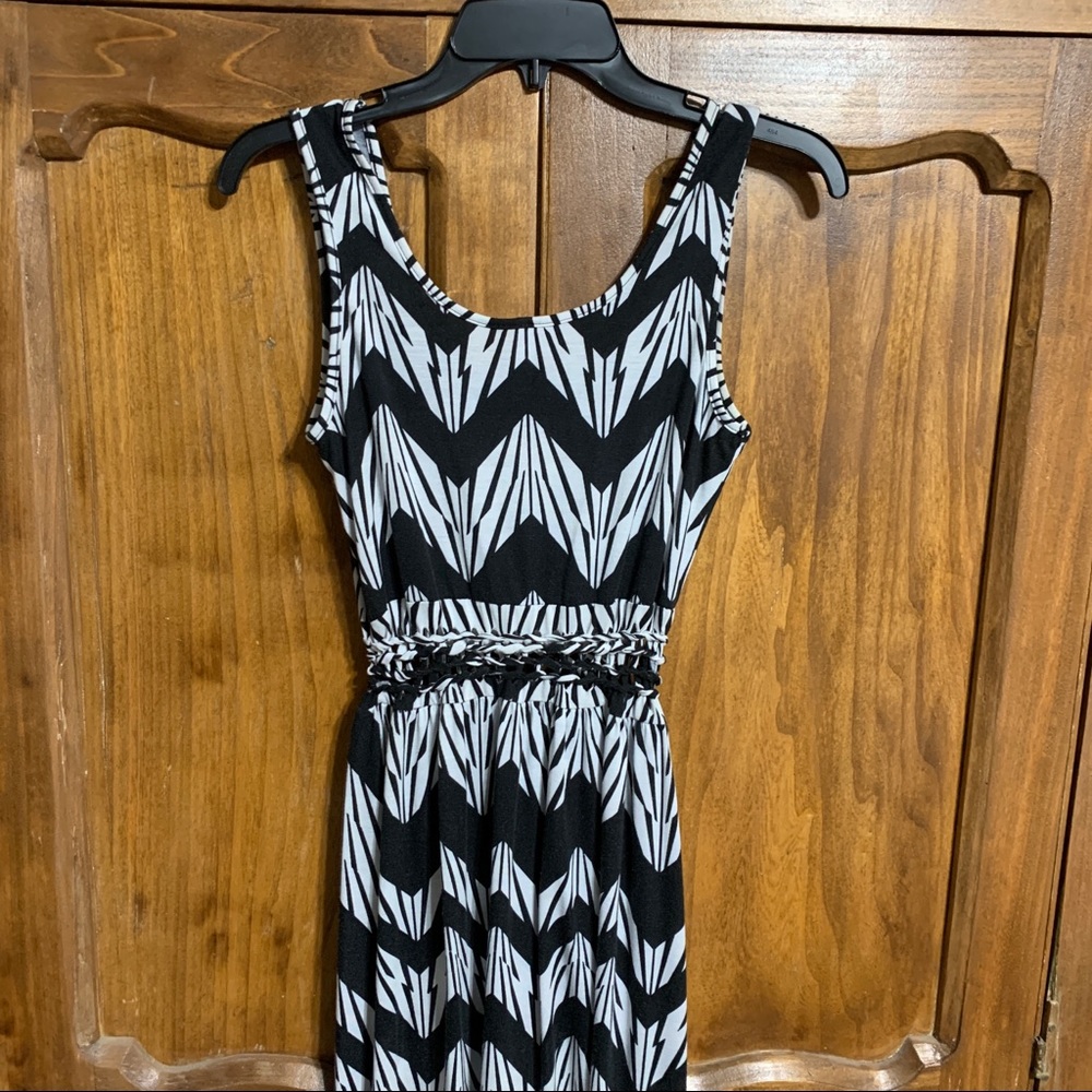 Target Xhilaration Brand - Black & White Maxi Dress-  Medium